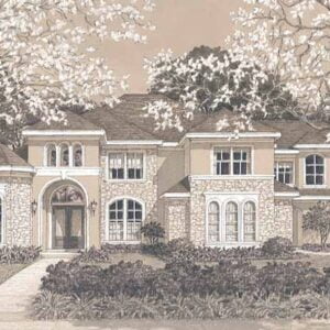 Two Story Home Plan D0120 & D5103