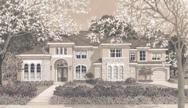 Two Story Home Plan D0120 & D5103