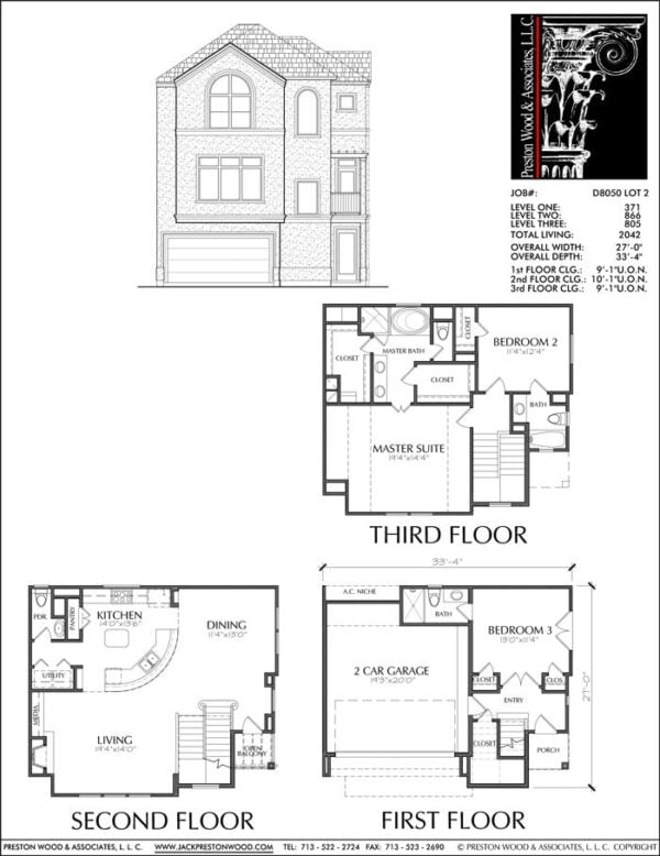 Townhouse Plan D8050 Lot 1 & 2