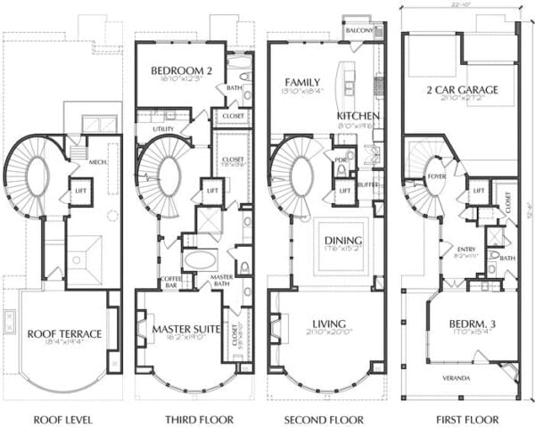 Townhouse Plan D8053 A