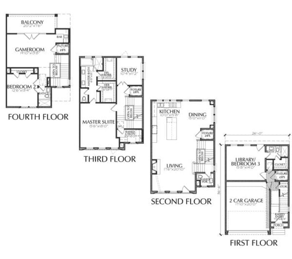 Townhouse Plan E2295 A2.3