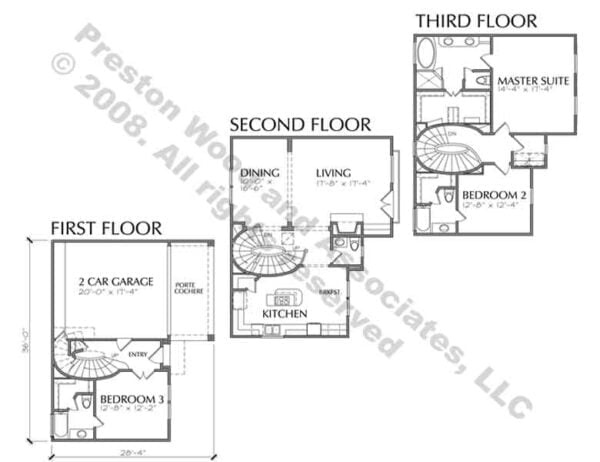 Townhouse Plan D2265u2-2173