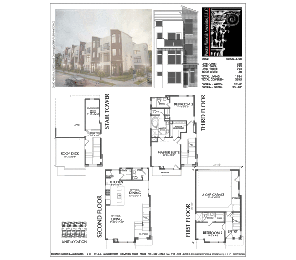 Townhouse Plan D9044 A