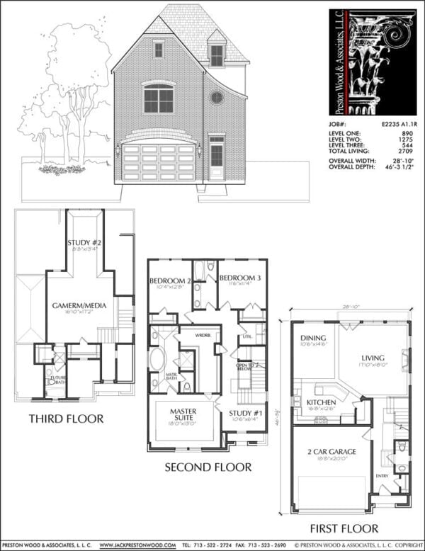 Urban House Plan E2235 A1.1