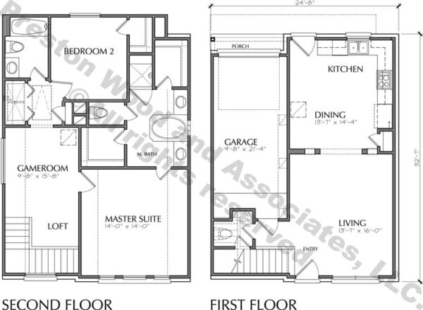 Garden Home Plan D3163-1372