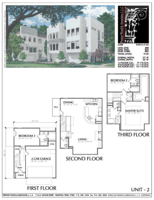 Townhouse Plan D4015 u2