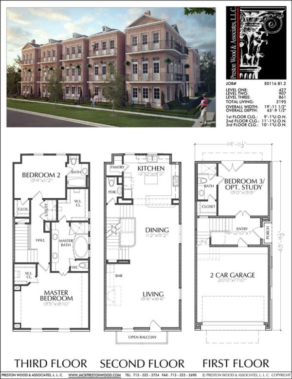 Townhouse Plan E0116 B1.2