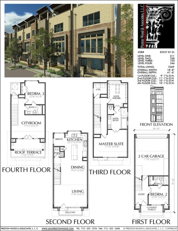 Townhouse Plan E2237 B1.2