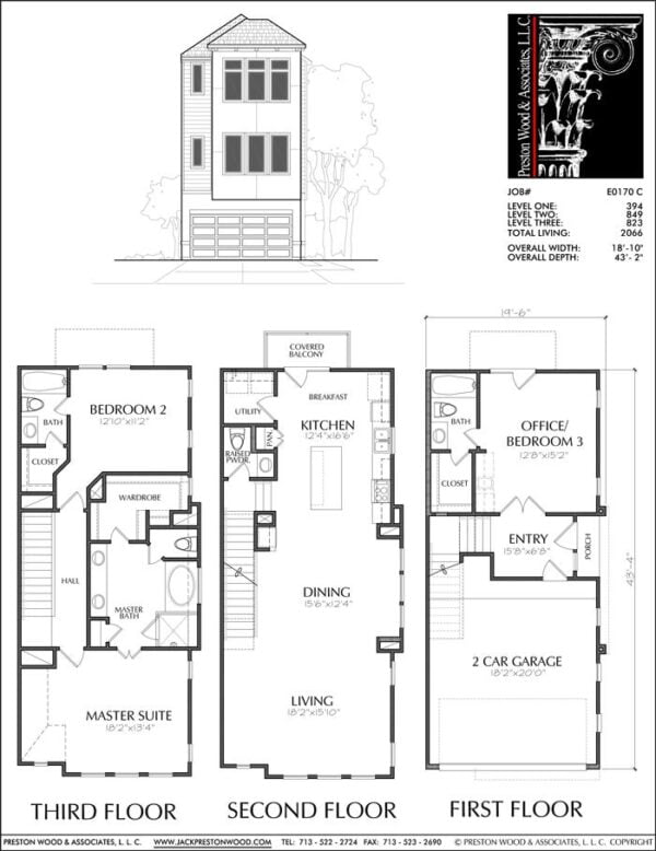 Townhouse Plan E0170 C