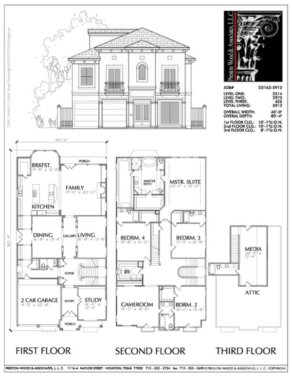 Urban House Plan D2163