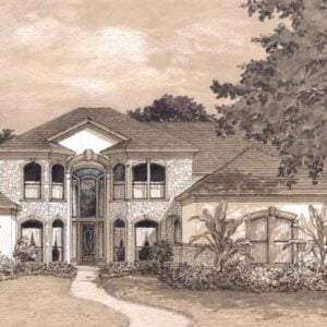 Two Story Home Plan D2116