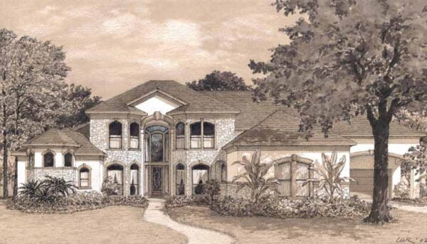 Two Story Home Plan D2116