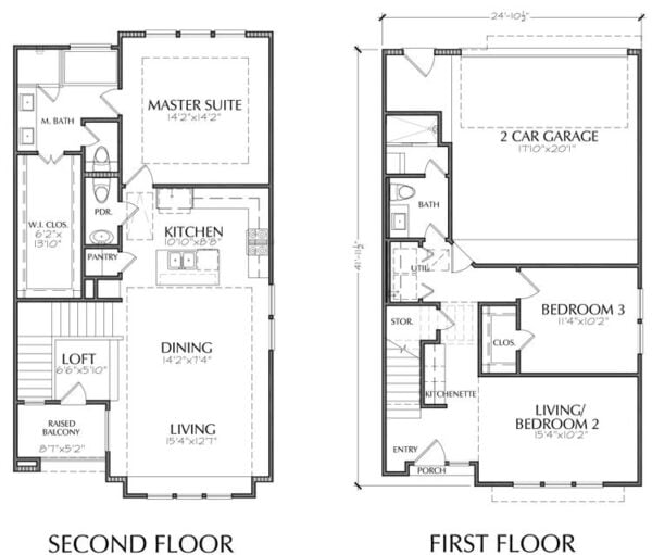 Townhouse Plan E2136 C1.1