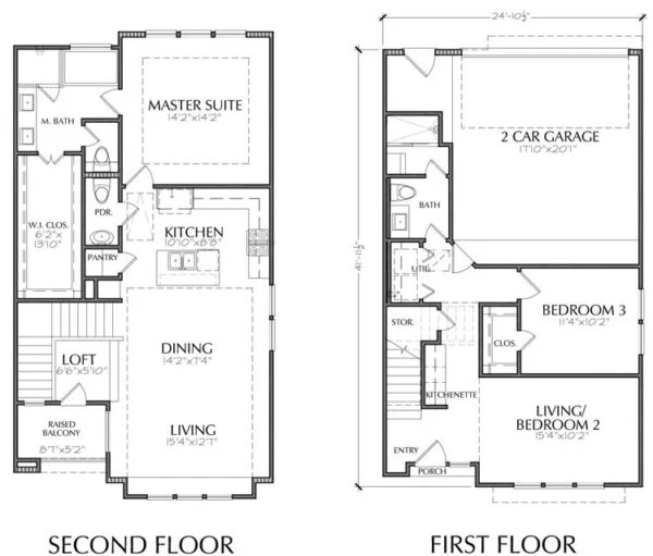 Townhouse Plan E2136 C1.1