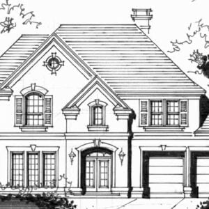 Two Story House Plan C4259
