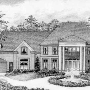 Two Story House Plan C7254