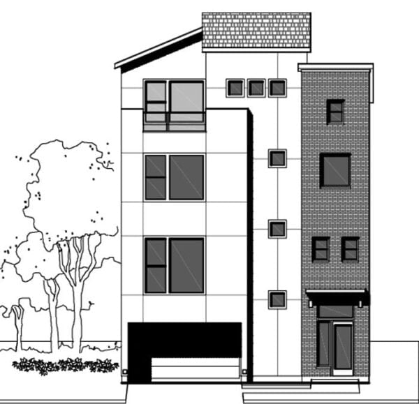 Townhouse Plan E0224 A