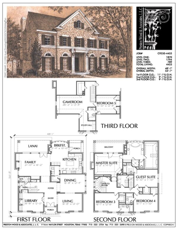 Urban House Plan C9250