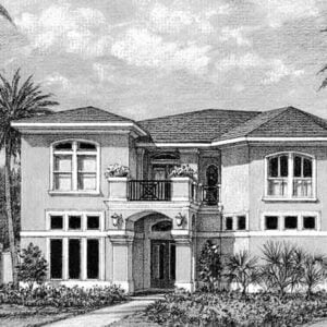 Two Story House Plan C6014