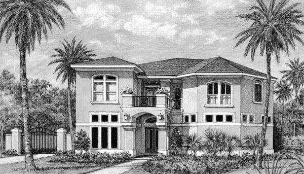Two Story House Plan C6014