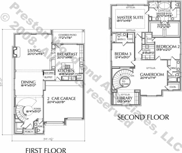 Patio Home Plan aD6163 Hf