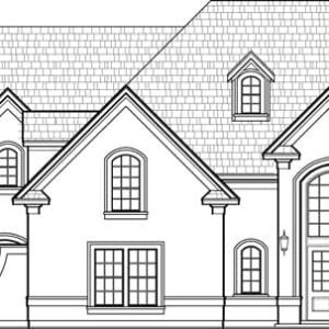 Two Story House Plan D0329