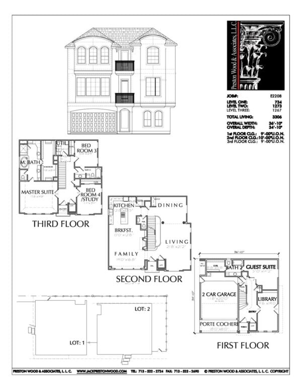 Townhouse Plan E2208