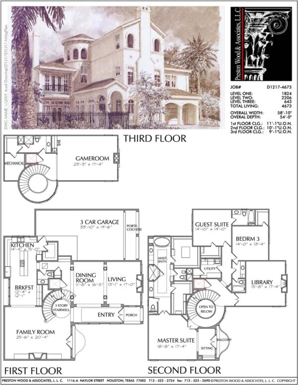 Two Story Home Plan D1217