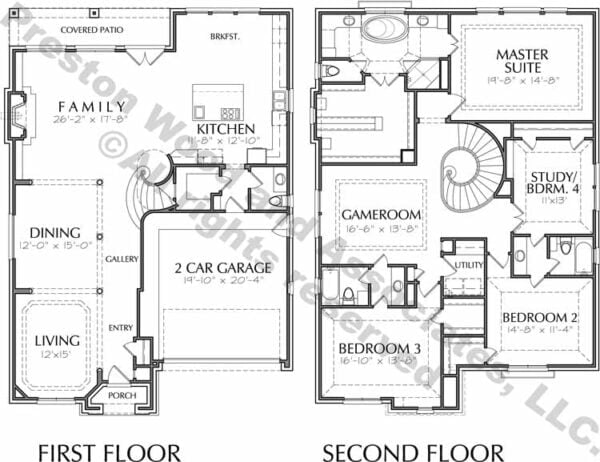 Two Story House Plan D4216