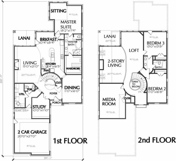 Patio Home Plan aD6163 J