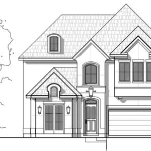 Two Story House Plan X0003