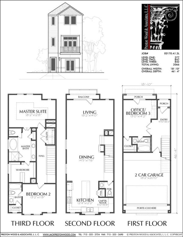 Townhouse Plan E0170 A1.3