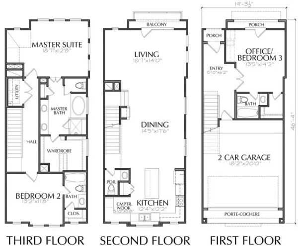 Townhouse Plan E0170 A1.2