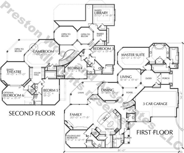 Two Story Home Plan D3079