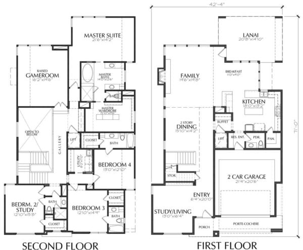 Two Story House Plan E5112