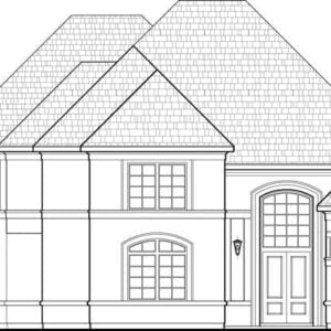 Two Story House Plan C9252