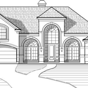 Two Story House Plan C6251