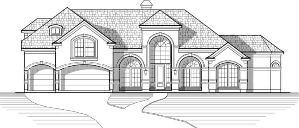 Two Story House Plan C6251