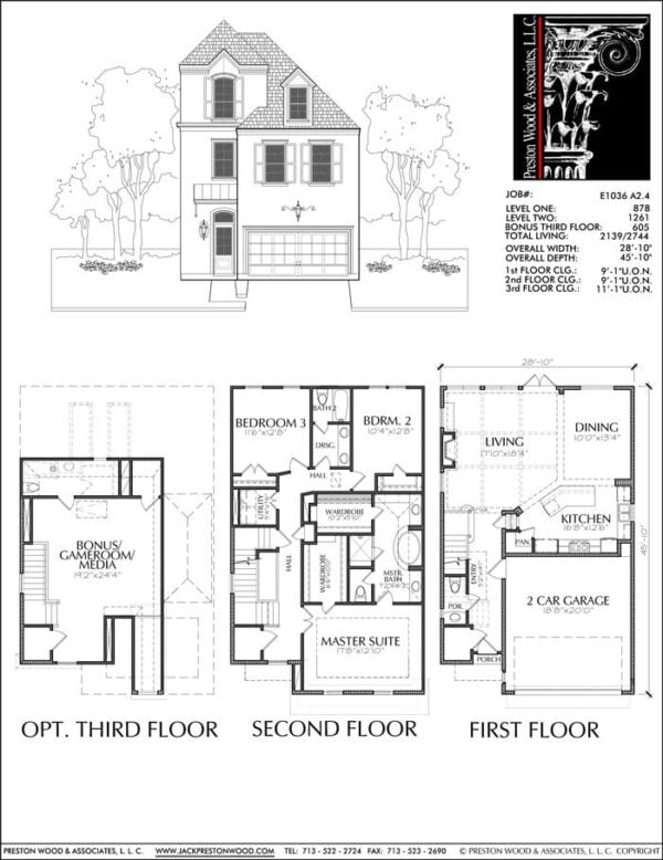 Townhouse Plan E1036 A2.4