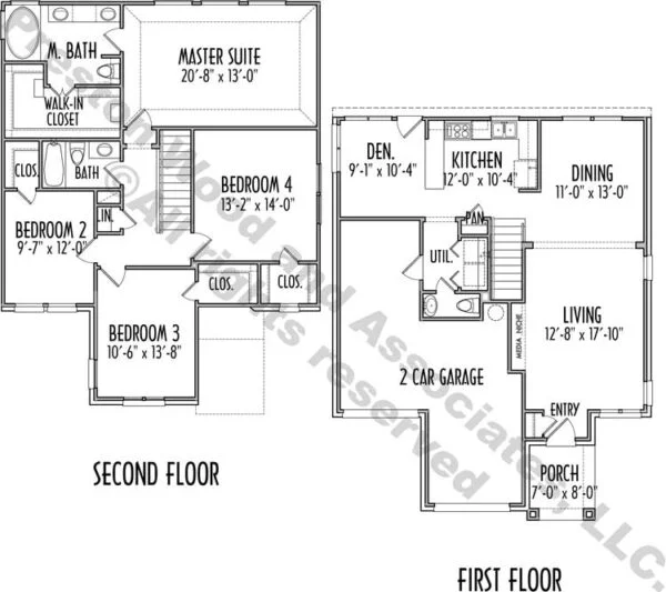 Urban House Plan D2049 2008
