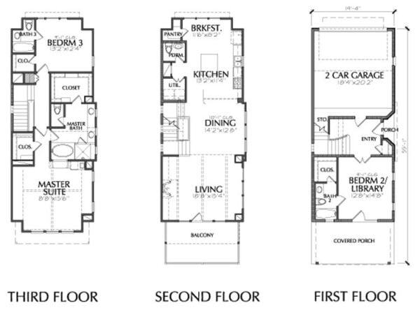 Townhouse Plan E2311