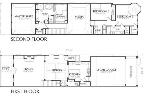 Townhouse Plan E0209 B