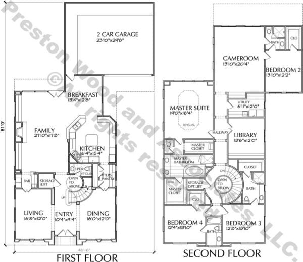 Urban House Plan D6004