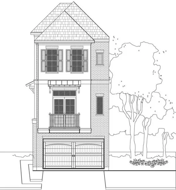 Townhouse Plan E1155 C1.2