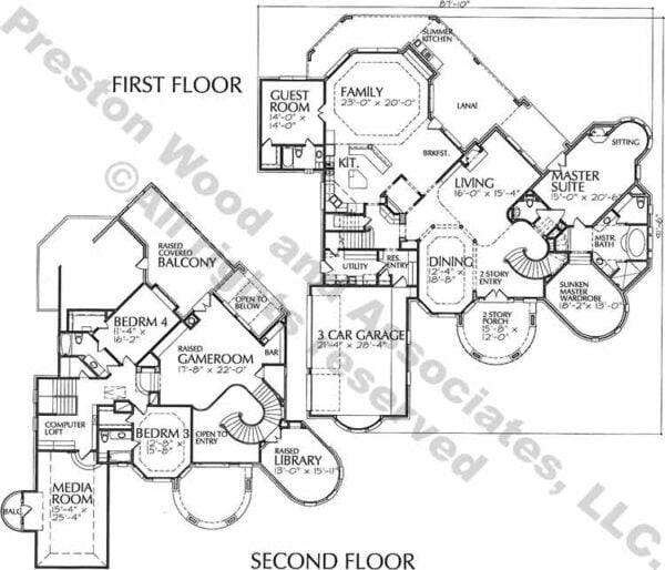 Two Story House Plan D4071