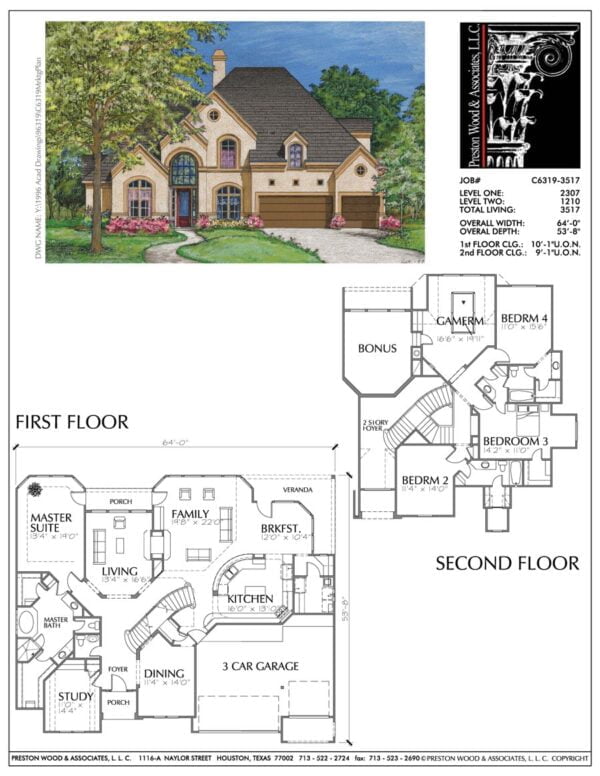 Two Story Home Plan bC6319