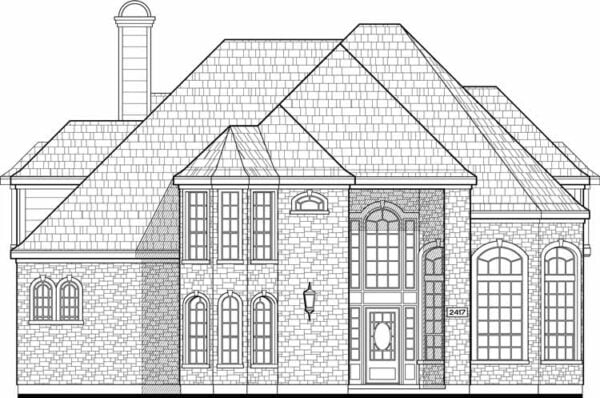 Two Story House Plan C5069