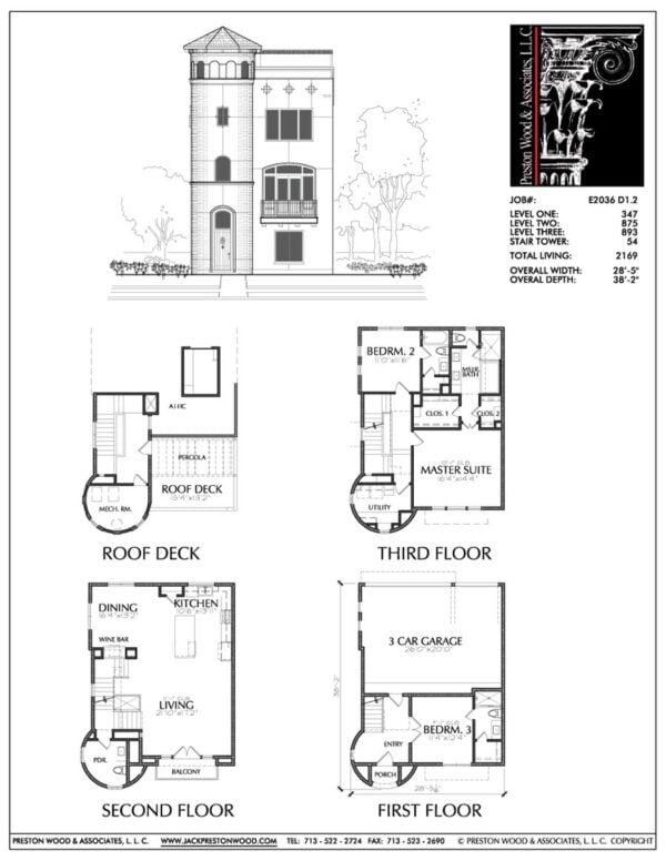 Townhouse Plan E2036 D1.2