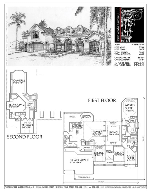 Two Story House Plan aC5328