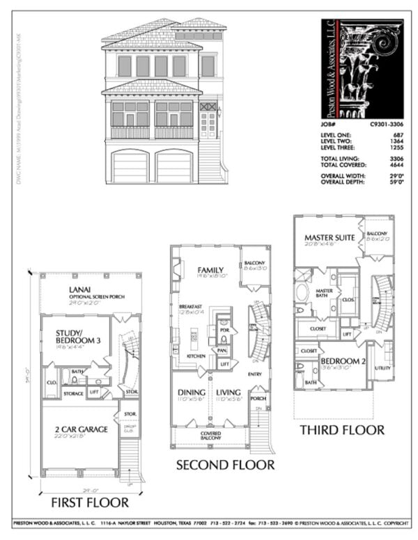 Urban House Plan C9301